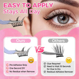 JYH Self-Adhesive Lash Series - Summer Blue Tears