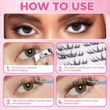 JYH Self-Adhesive Lash Series - Summer Blue Tears