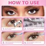 JYH Self-Adhesive Lash Series - Natural Sunflower