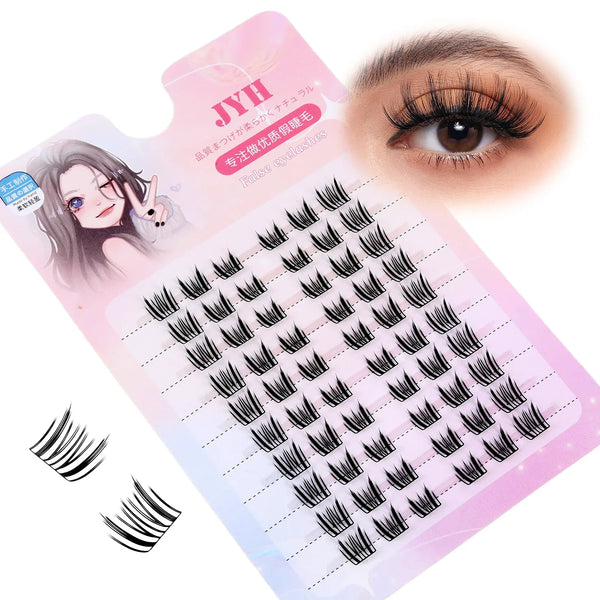 JYH Pink Card Laser Fireworks Eyelashes