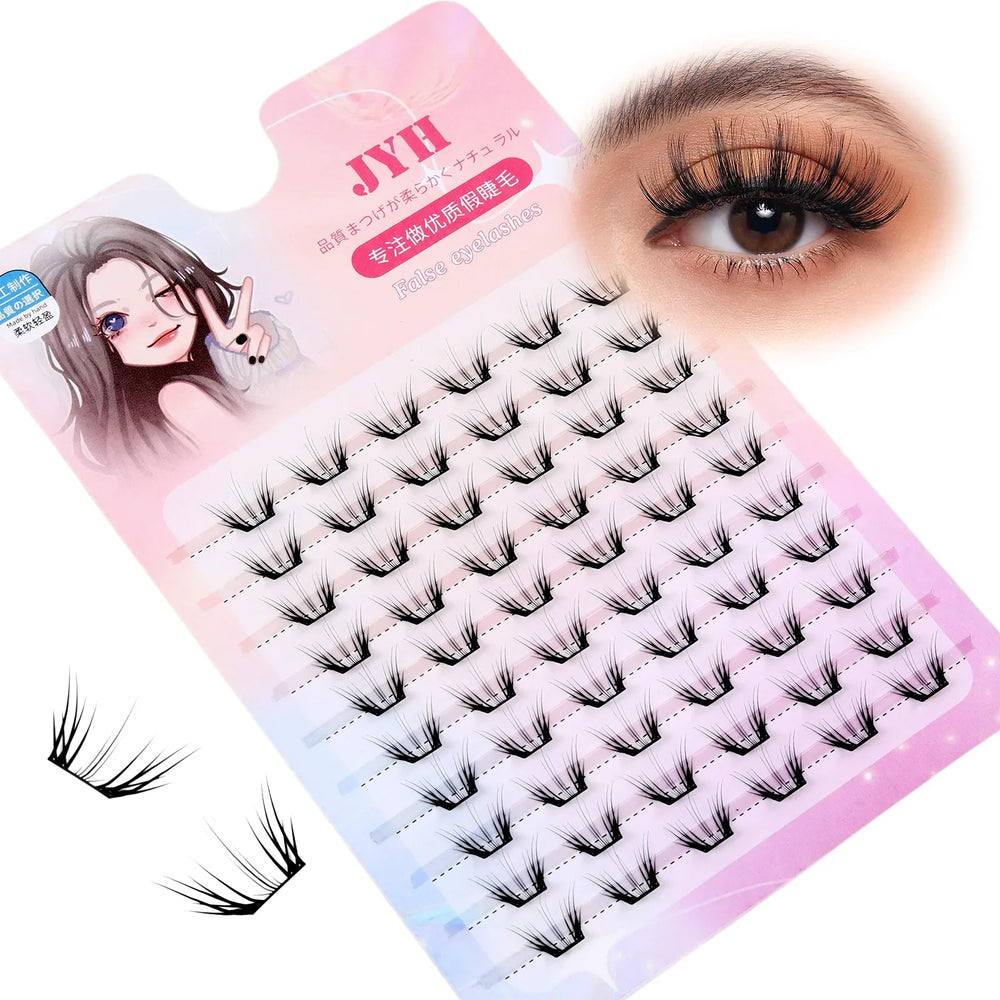 JYH Pink Card Laser Snow Lotus Eyelashes