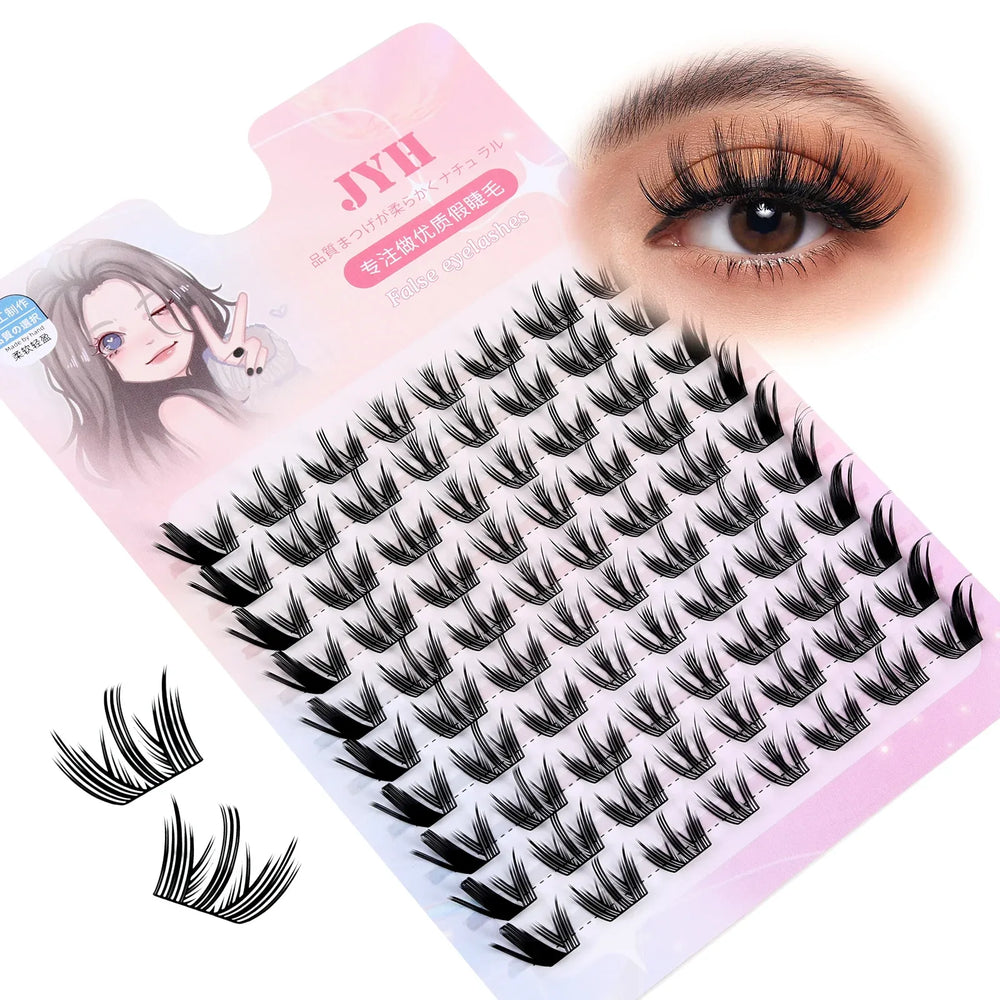 JYH Pink Card Laser Nine-Tailed Rabbit Eyelashes