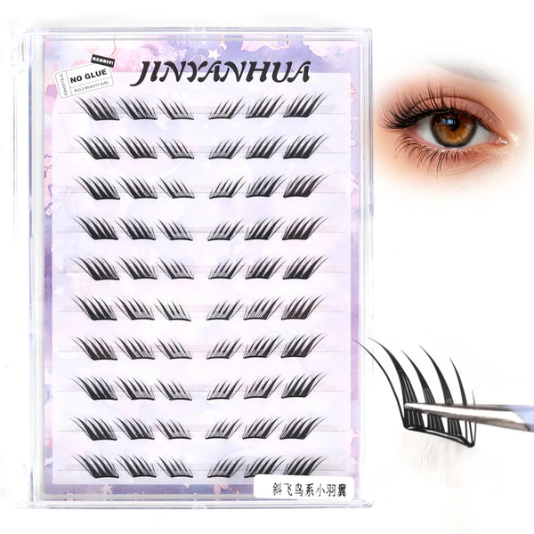 JYH Self-Adhesive Lash Series - Slant Flying Bird Small Wings