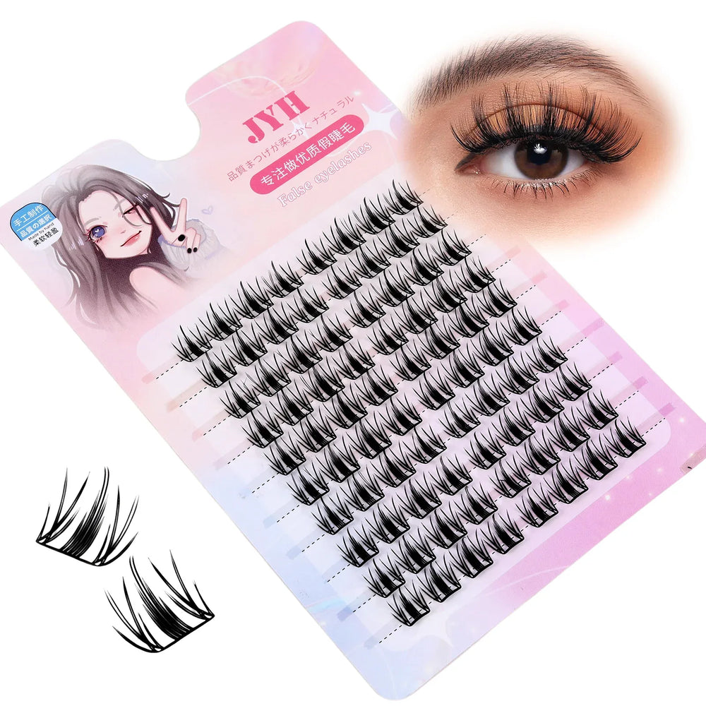 JYH Pink Card Laser Little Wild Rabbit Eyelashes