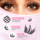 JYH Pink Card Laser Nine-Tailed Rabbit Eyelashes
