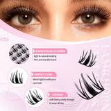 JYH Pink Card Laser Little Wild Rabbit Eyelashes
