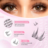 JYH Pink Card Laser Dandelion Eyelashes