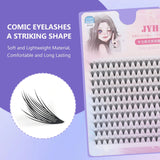 JYH 8-16mm Laser Printed Tower Tip Series (Wing-3, Pink)
