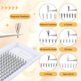 JYH 9-15mm Sparrow Feather Lashes