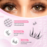 JYH Pink Card Laser Voluminous Deer Eyelashes