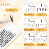 JYH 9-15mm V-Wing Lashes