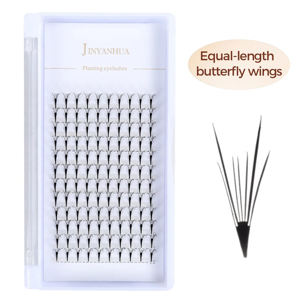 JYH 9-15mm Equal Length Butterfly Wing Lashes