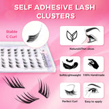 JYH Self-Adhesive Lash Series - Slant Flying Bird Small Wings