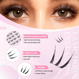 JYH Pink Card Laser Girl Group 1.0 Eyelashes