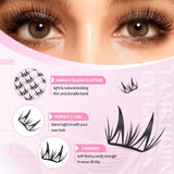 JYH Pink Card Laser Deer Lashes Eyelashes
