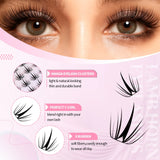 JYH Pink Card Laser Blue and White Porcelain Eyelashes