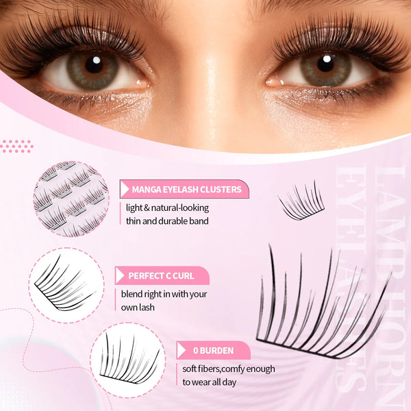 JYH Pink Card Laser Little Sun Eyelashes