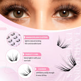 JYH Pink Card Laser Snow Lotus Eyelashes