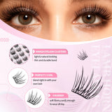 JYH Pink Card Laser 3-Point Sunflower Eyelashes