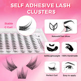 JYH Self-Adhesive Lash Series - Peacock Fish