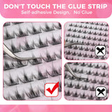 JYH Self-Adhesive Lash Series - Peacock Fish