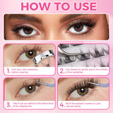 JYH Self-Adhesive Lash Series - Peacock Fish