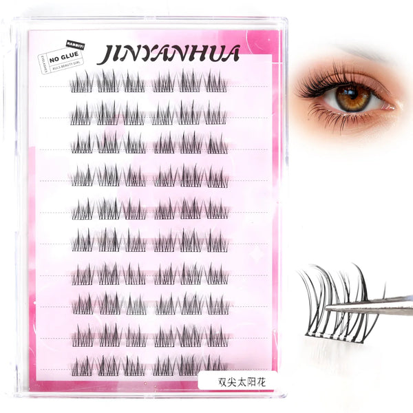 JYH Self-Adhesive Lash Series - Double-tip Sunflower