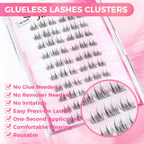 JYH Self-Adhesive Lash Series - Double-tip Sunflower