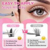 JYH Self-Adhesive Lash Series - Electric Eye Girl