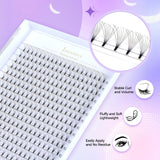 3D-12D Short Stem Volume Lashes 0.07mm, 8-15mm Optional, Large Capacity Single Length