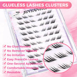 JYH Self-Adhesive Lash Series - Slant Flying Bird Small Wings
