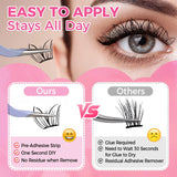 JYH Self-Adhesive Lash Series - Sea Orchid