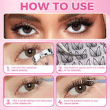 JYH Self-Adhesive Lash Series - Sea Orchid