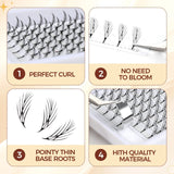 JYH 9-15mm Sparrow Feather Lashes