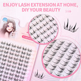 JYH Pink Card Laser Voluminous Deer Eyelashes