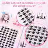 JYH Pink Card Laser Fire Tassel Eyelashes