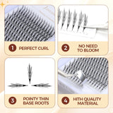 JYH 9-15mm Fine Feather Lashes
