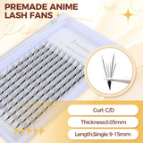 JYH 9-15mm Equal Length Butterfly Wing Lashes
