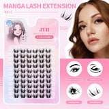 JYH Pink Card Laser Little Sheep Horn Eyelashes