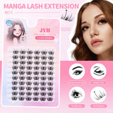 JYH Pink Card Laser Cloud Heart Star Eyelashes