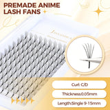 JYH 9-15mm Tower Tip Clover Lashes