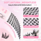 JYH Pink Card Laser Nine-Tailed Rabbit Eyelashes