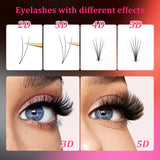 JYH 3D Volume Cluster Lashes 0.1mm