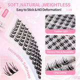 JYH Pink Card Laser Little Wild Rabbit Eyelashes