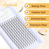 JYH 9-15mm Equal Length Butterfly Wing Lashes
