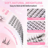 JYH Pink Card Laser Dandelion Eyelashes