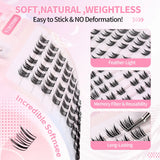JYH Pink Card Laser Fireworks Eyelashes