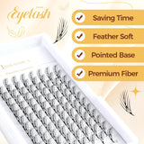 JYH 9-15mm Sparrow Feather Lashes
