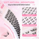 JYH Pink Card Laser Snow Lotus Eyelashes