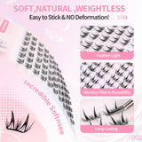 JYH Pink Card Laser Deer Lashes Eyelashes